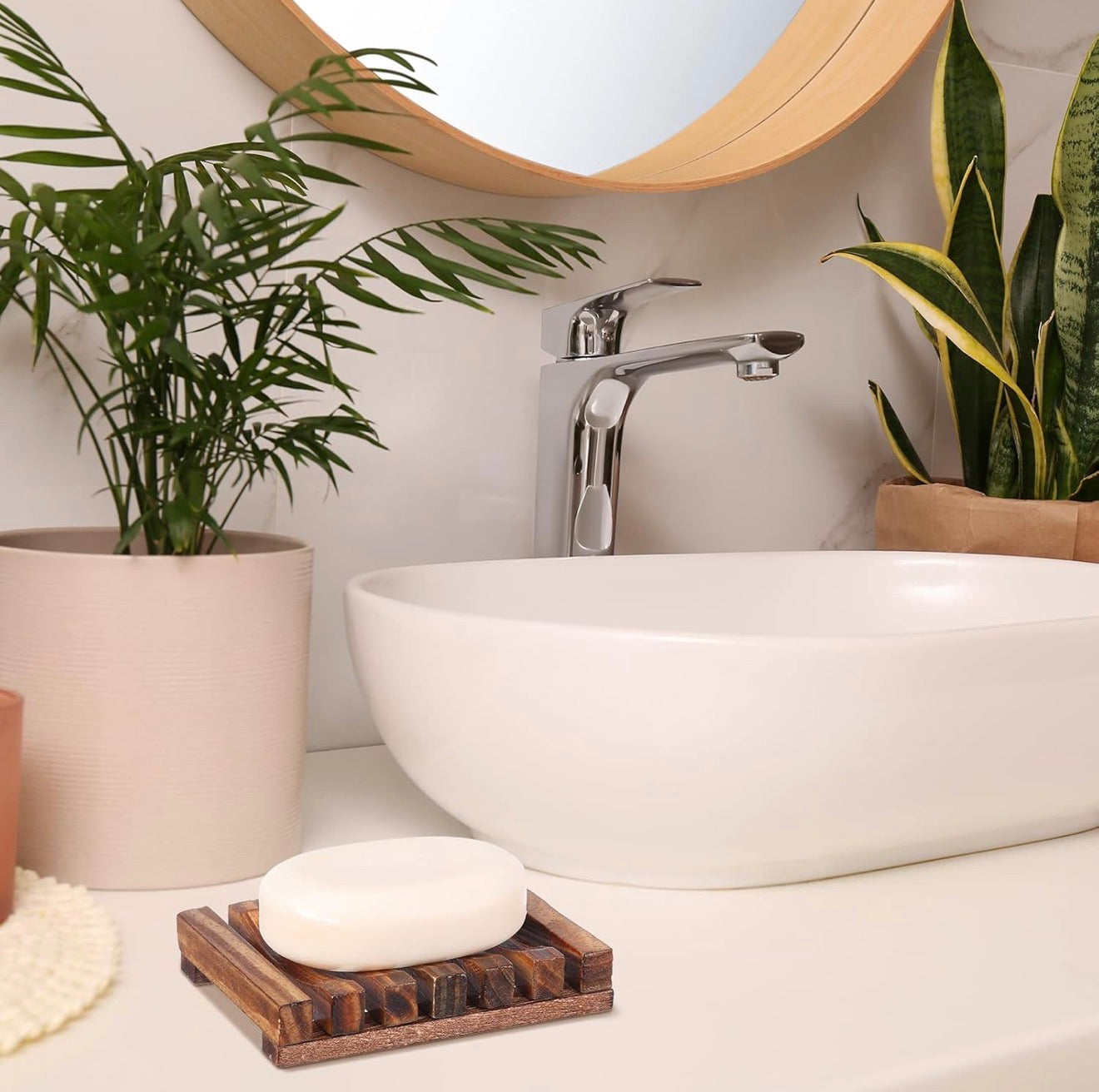 Eco-Friendly Wooden Soap Holder